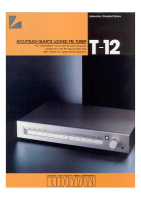 Luxman T12-Brochure